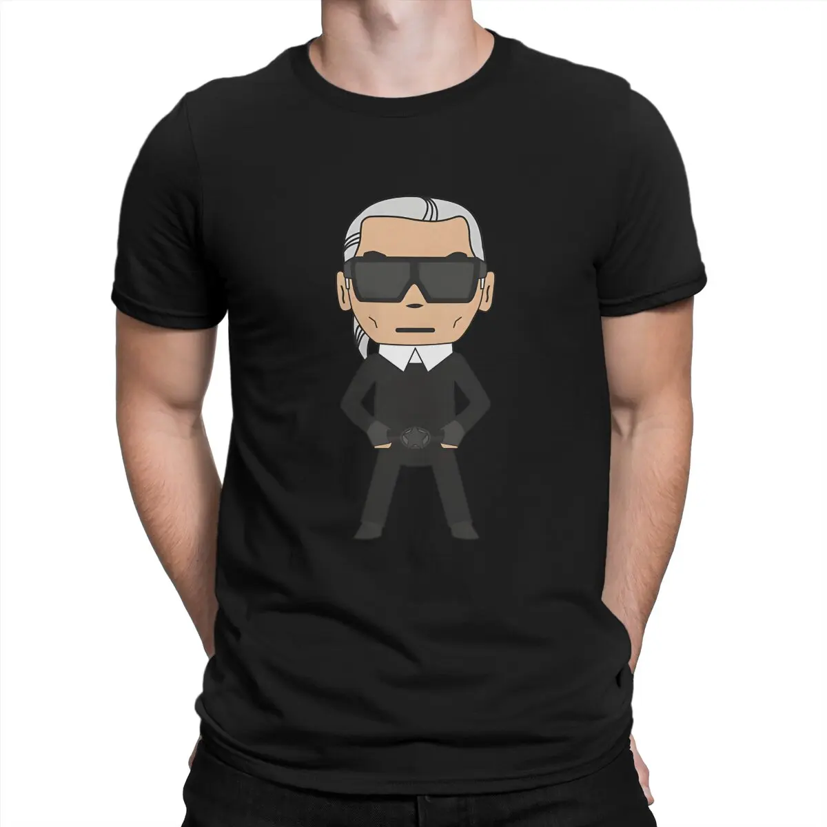 Men T-Shirt Vintage Pure Cotton Tees Short Sleeve KARLITO T Shirts Round Neck Tops New Arrival