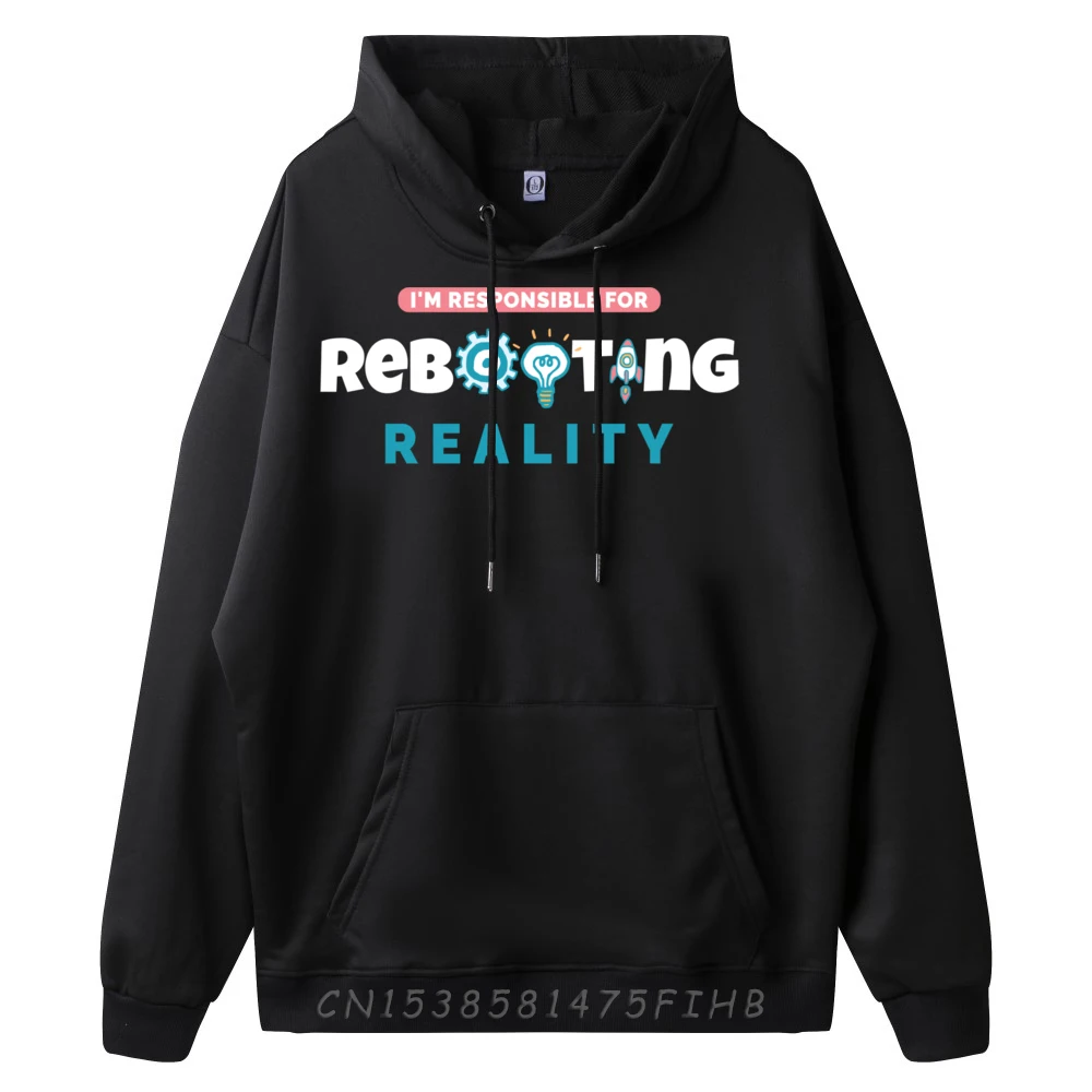 Sweatshirt Coat Rebooting Software Developer Computer Engineer Graphic Long Sleeve O Neck Mens Sweatshirt Printed Funky