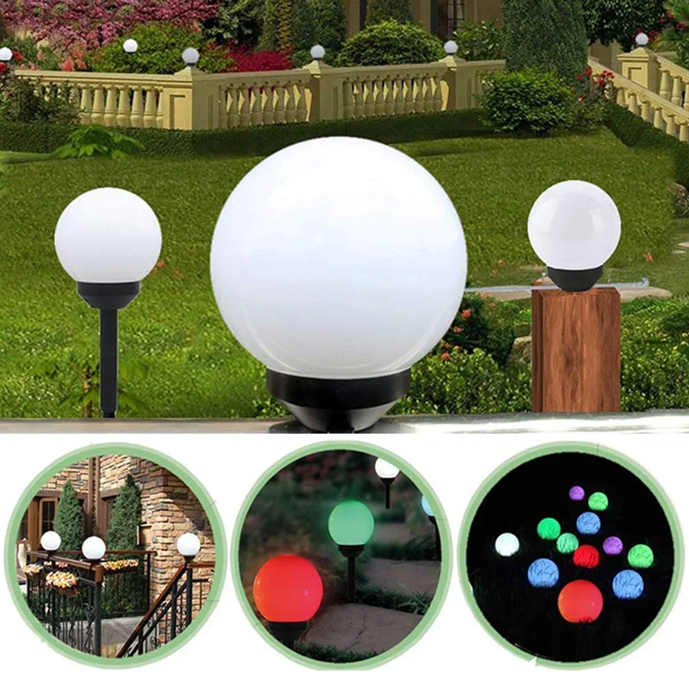 

Solar Powered LED Bulb Lamp Energy Light Waterproof Outdoor Garden Light Street Solar Panel Ball Lights Lawn Yard Lamp