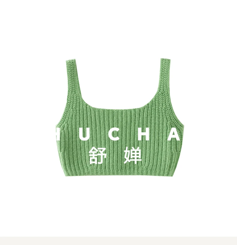 

Дизайнерская эстетика, 100% чистый кашемировый жилет на бретельках, женский кашемировый топ, свитер, вязаный свитер, экстремально короткий