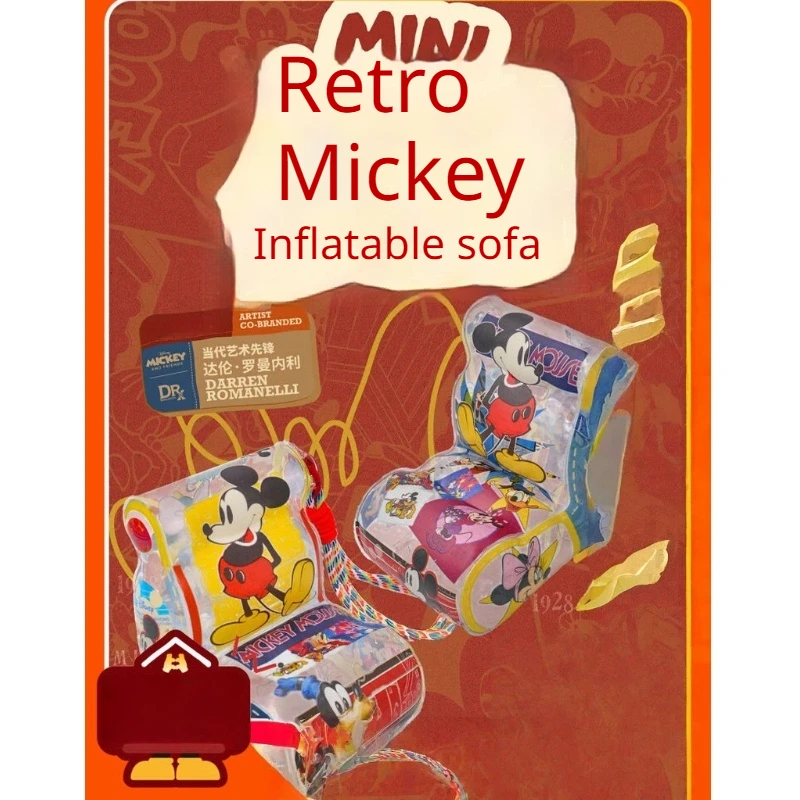 

Бестселлер: милый надувной держатель для телефона в стиле ретро с Микки Маусом от Disney, настольное украшение, креативный подарок для дома, офиса, для любителей Disney