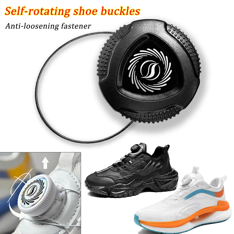 

Shoe Buckle for Sneaker No Tie Shoes Laces Kids/Adult Metal Wire Swivel Automatic Buckle Rope Shoelaces Quick Lock Shoestring