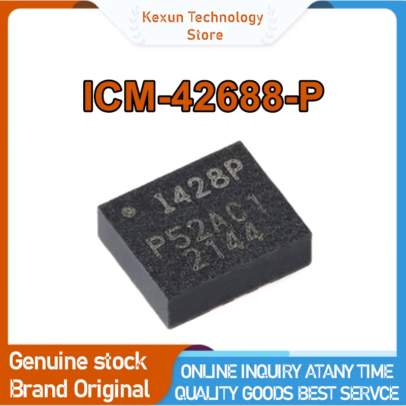 ICM-42688-P LGA-14 Silk screen printing I428P 6-axis motion sensor IC Chip In Stock