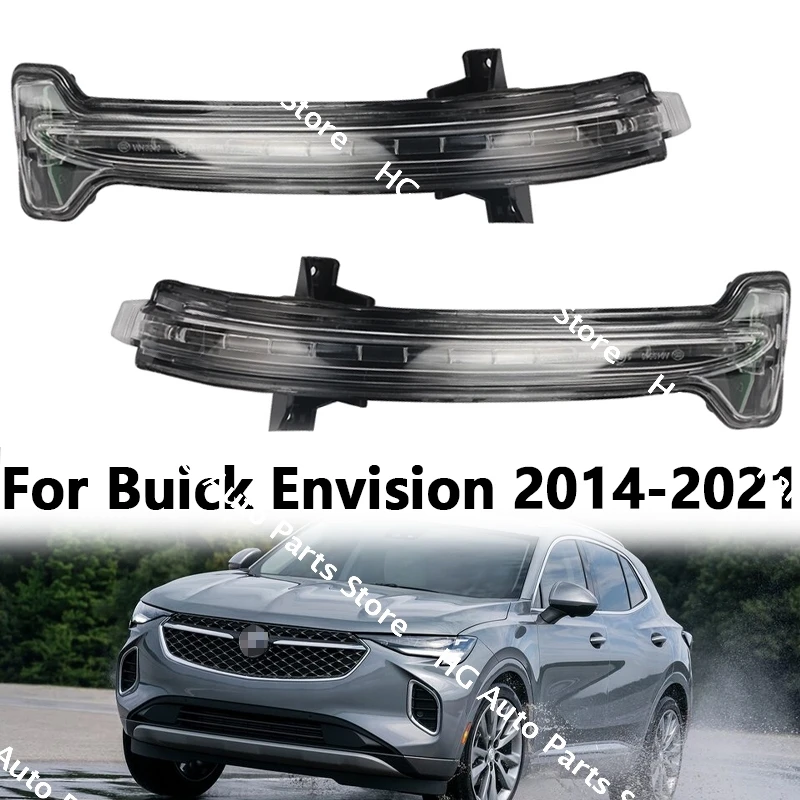

Автомобильные аксессуары для Buick Envision 2014-2018 2019 2020 2021, автомобильное зеркало заднего вида, указатель поворота, повторитель сигнала, зеркальная лампа