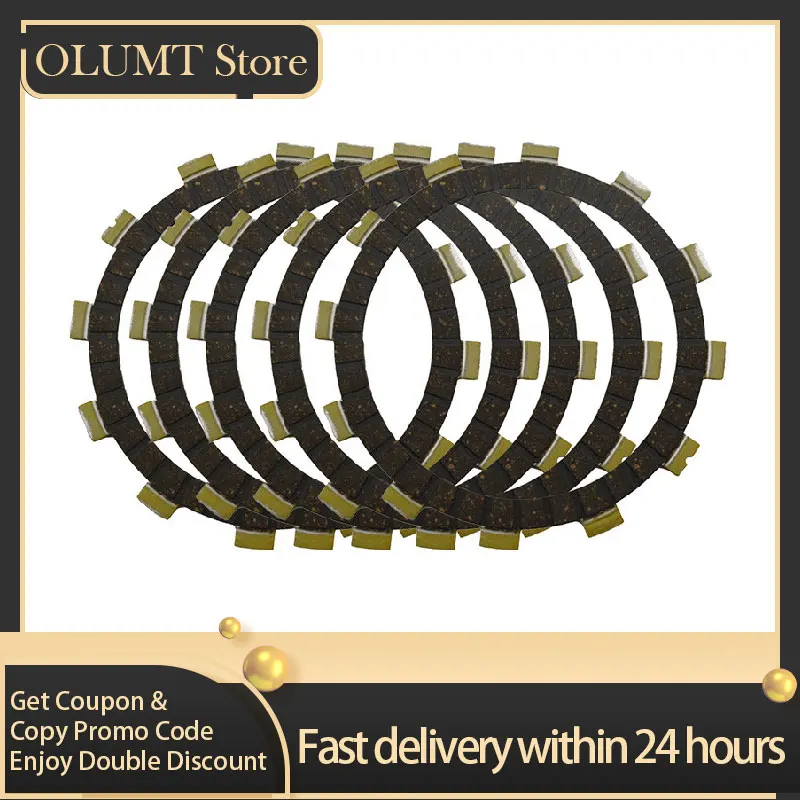 

5Pcs Motorcycle Engine Parts Clutch Friction Plates Kit For Suzuki RG80C NC11A RM80 RC11 RC12A TS80X SC11A RM85 DR125SM TS125ER