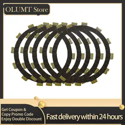 5Pcs Motorcycle Engine Parts Clutch Friction Plates Kit For Hyosung GA125 Cruise GF125 GT125R Comet Naked GV125 RT125 XRX125SM