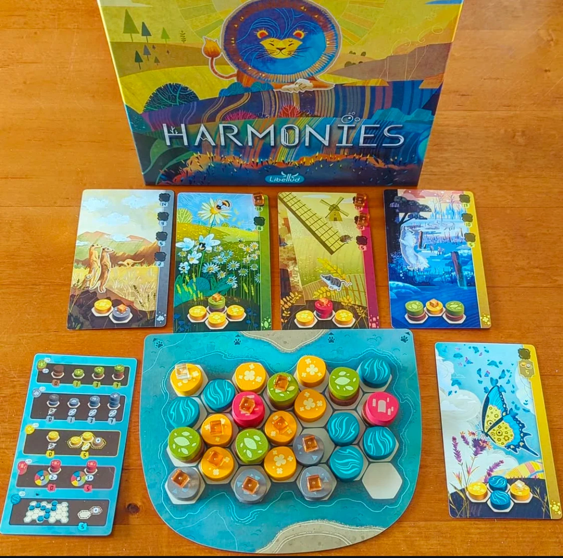 Harmonies English Board Game 1-4Players Family/Party Funny Table Game Friends Entertainment Strategy Game