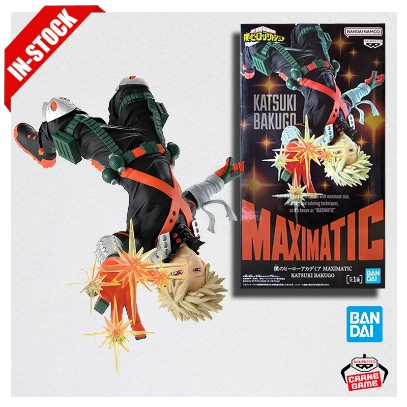 

Оригинальная оригинальная модель BANPRESTO Maximatic My Hero Academia 17 см Katsuki Bakugo, фигурка, коллекция моделей, игрушка в подарок