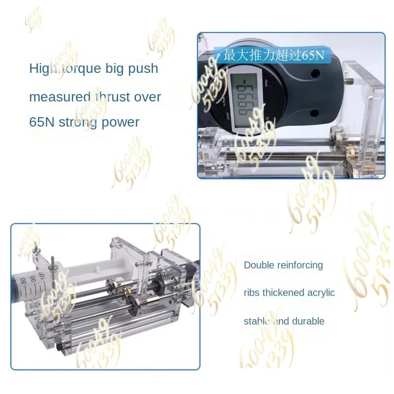 apply to1-150ML Laboratory Micro Syringe Pump Desktop Precision Electric Injection Pump Propel Pump Liquid Glue Dispenser DC 12V