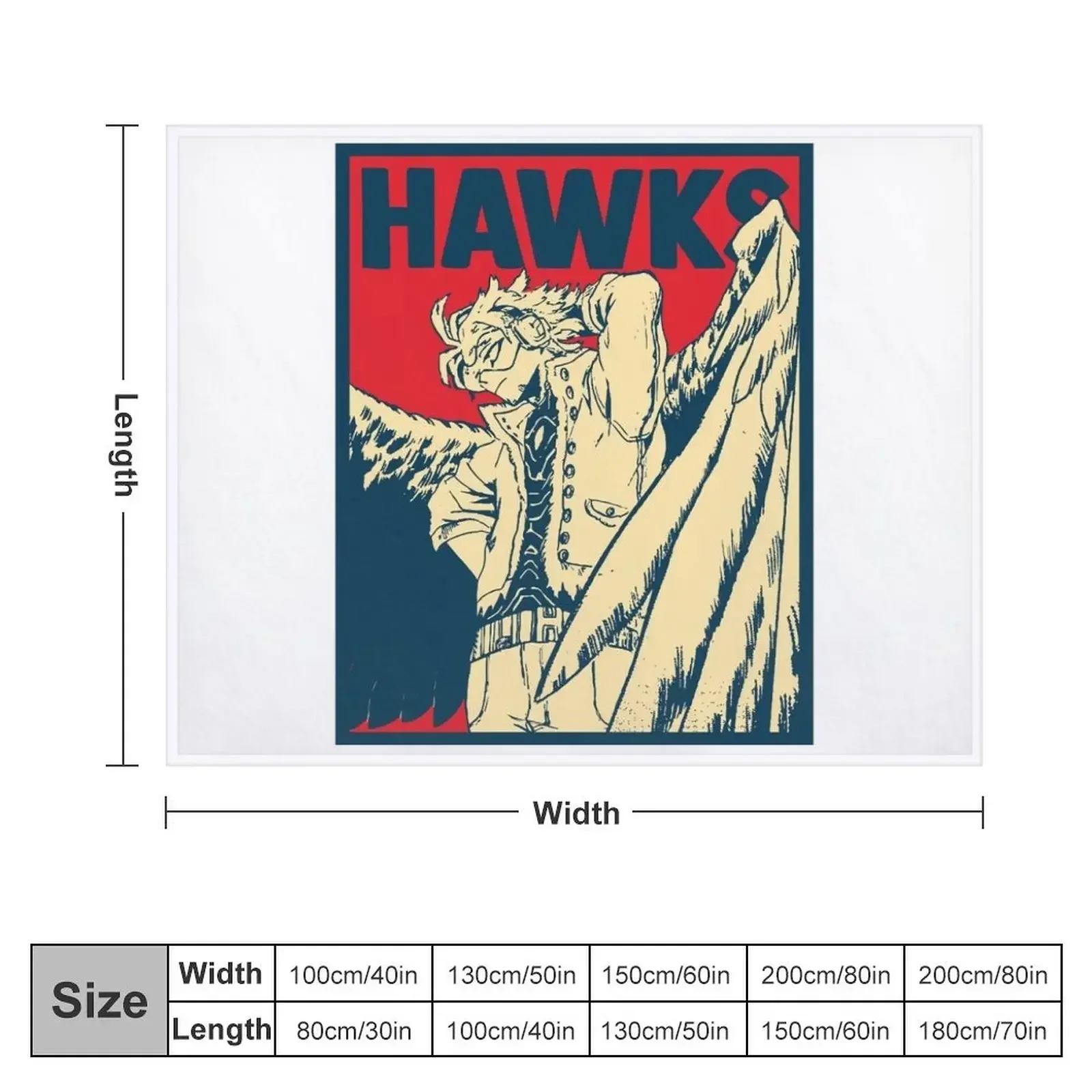 Wing Hero: Hawks Throw Blanket Vintage funny gift Bed covers for sofa Blankets