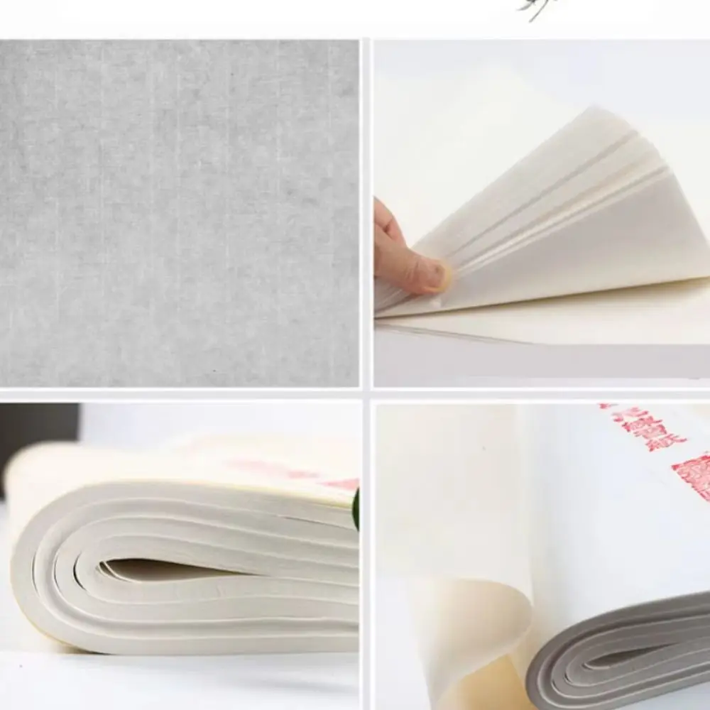 10pcs Thickened Rice Paper Brush Writing Ink Wash Painting Xuan Paper Clearance Ripe Chinese Calligraphy Paper Painting Creation