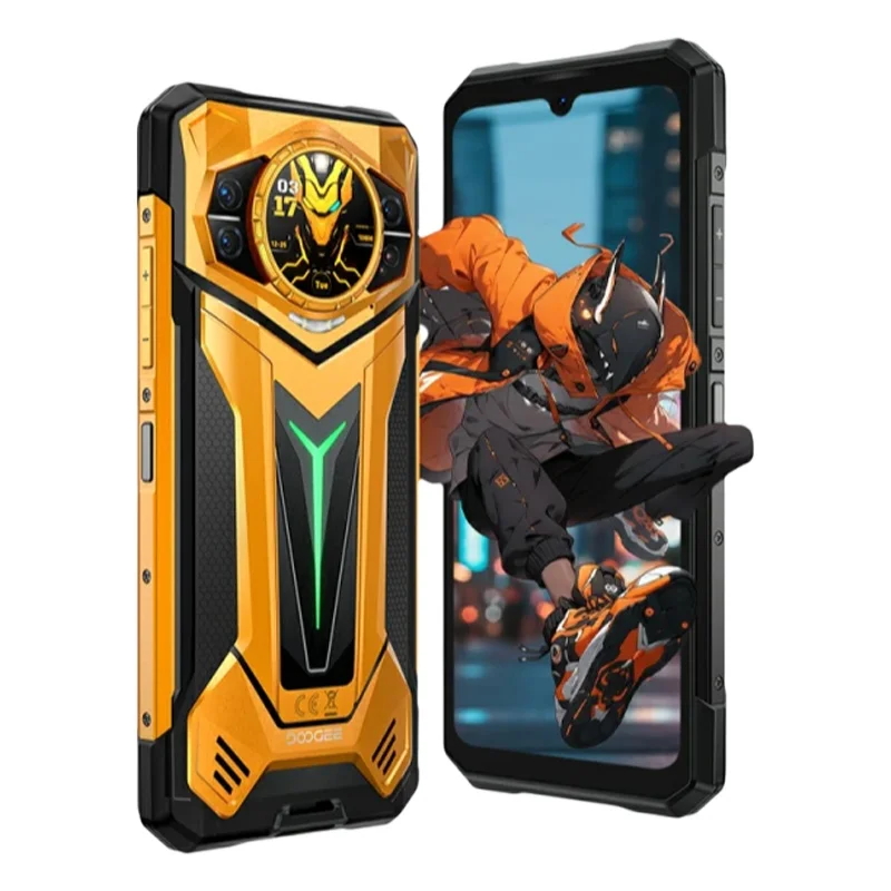 DOOGEE S200 Ultra 5G Rugged Phone 48GB+1TB Dimensity 7400 11000mAh Battery 66W 6.72” FHD+120Hz Breathing Light NFC Smartphone