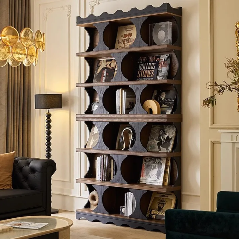 

Классический стиль, средневековый красный дуб, книжная полка для хранения, книжный шкаф для домашнего декора