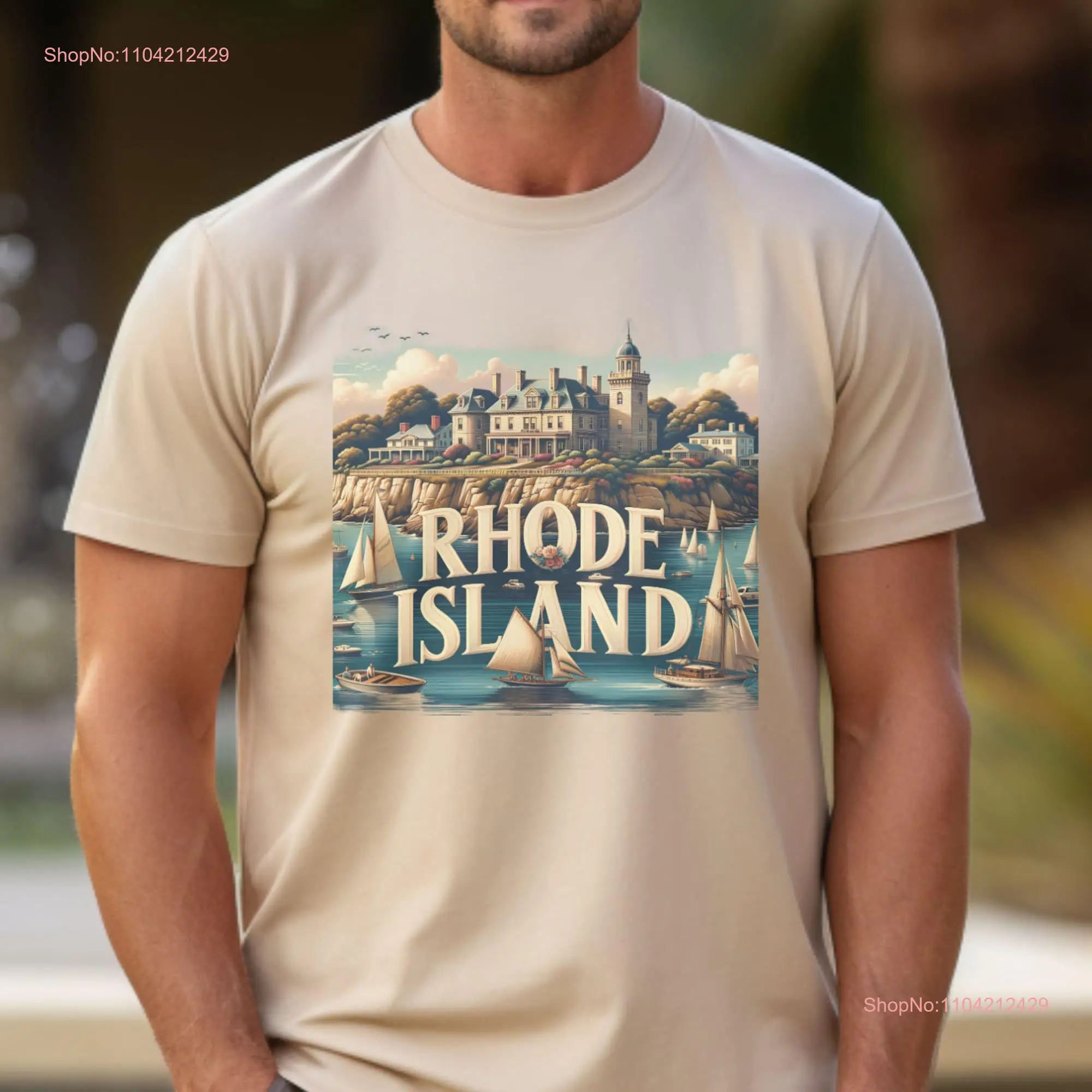 Rhode Island T Shirt State Tourist Souvenir Love long or short sleeves