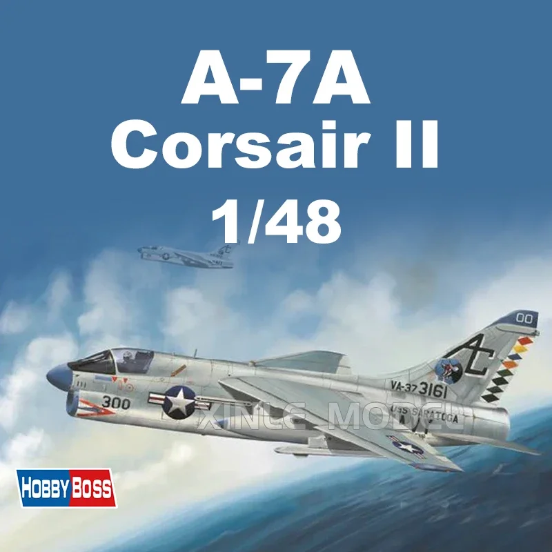 

Комплект пластиковой собранной модели самолета Trumpeter 80342 A-7A Corsair II 1/48