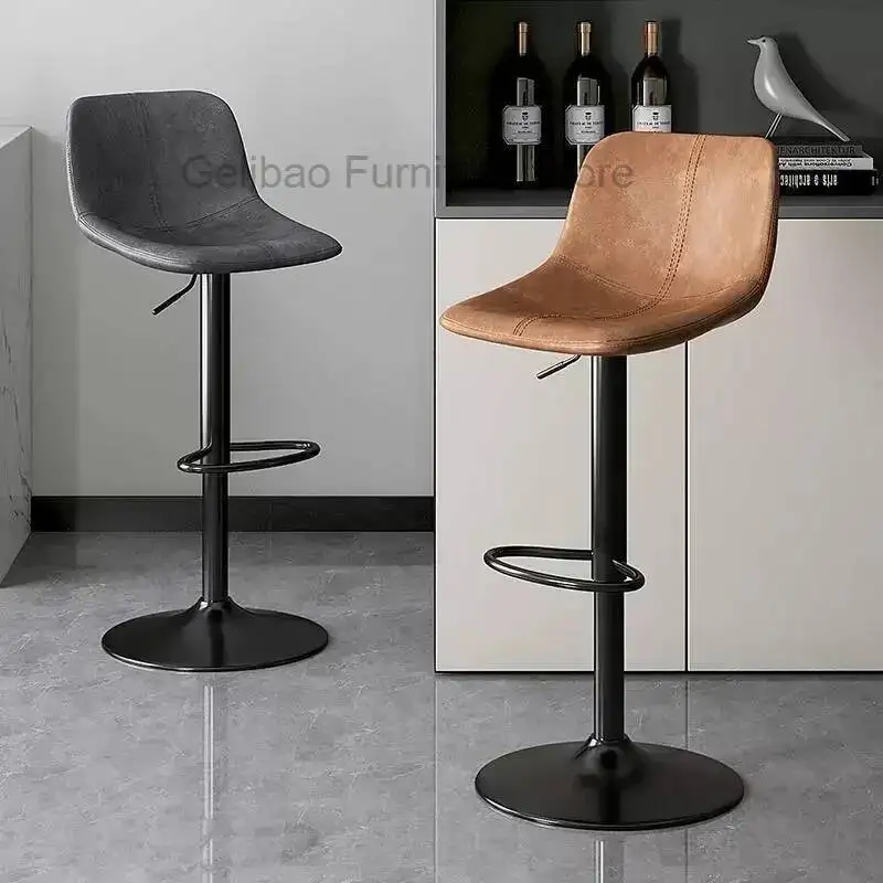 

Luxury Counter Stool Light Luxury High Stool Lift Rotating Bar Stool Checkout Page Home Bar Commercial Chair Exquisite Bar Chair