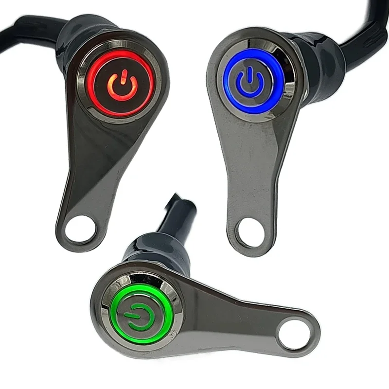 Universal Dirt Bike On Off Button Motorcycle Switch 12V, Motorbike ATV Headlight Fog Light Switches Refit Accessories