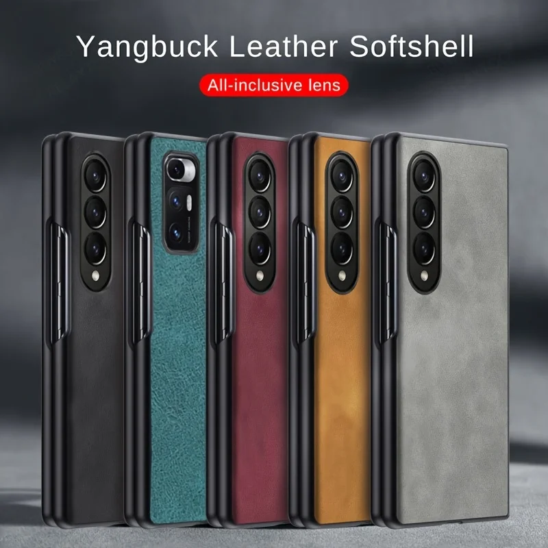 Fashion Solid Color Business Soft Leather Case for Samsung G