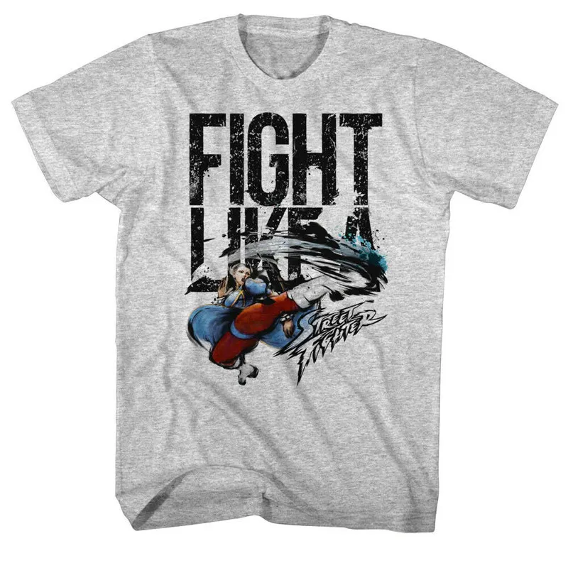 New Summer Street Fighter (1990s) - Champion Street Fighter Video Game Character Printable Men's Short-Sleeved T-Shirt