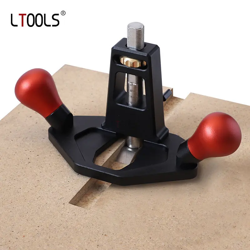 

Woodworking Bottom Cleaning Planer Router Plane with Adjustment Knob Handheld Bottom Cleaning Slotting Edge Trimming Flat Planer