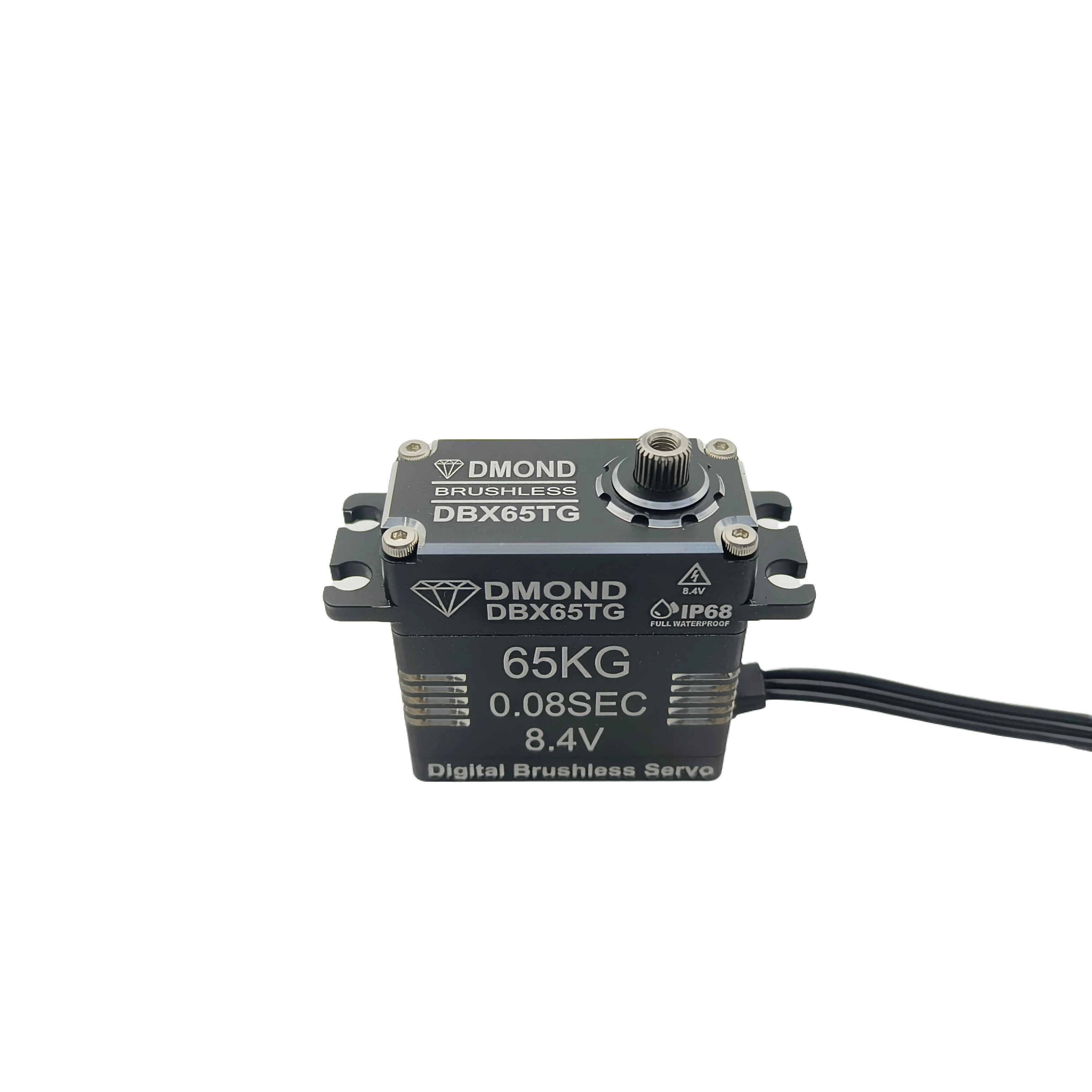 DBX65TG DMOND NB 65 กก.0.08sec Brushless 8.4V IP68 กันน้ํา Heavy Duty Servo ไทเทเนียมเกียร์ 1/10 1/8 RC crawler Buggy