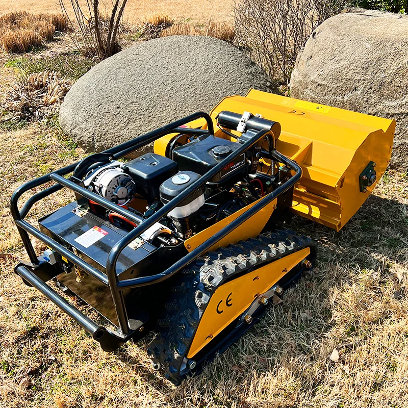 Customized Automatic Industrial Lawn Mowers Industrial Automatic Grass Cutter Remote Control Robot  Lawn Mow