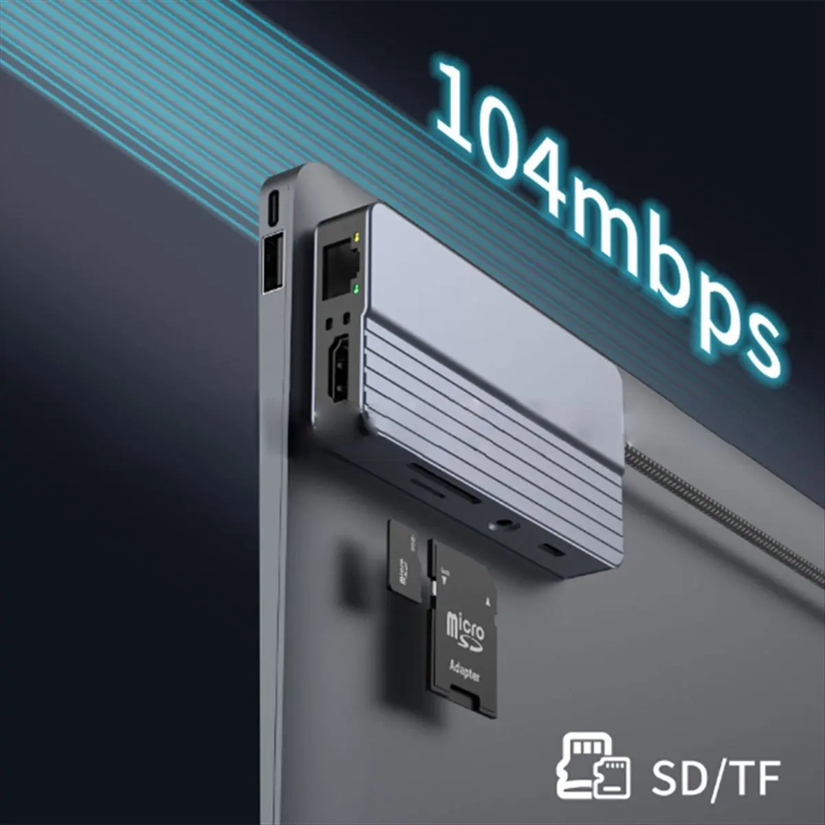 

* Док-станция «ONE DAY» 10 в 1, мобильный телефон, ноутбук, паровая игровая консоль, конвертер высокой четкости Hdtv4k