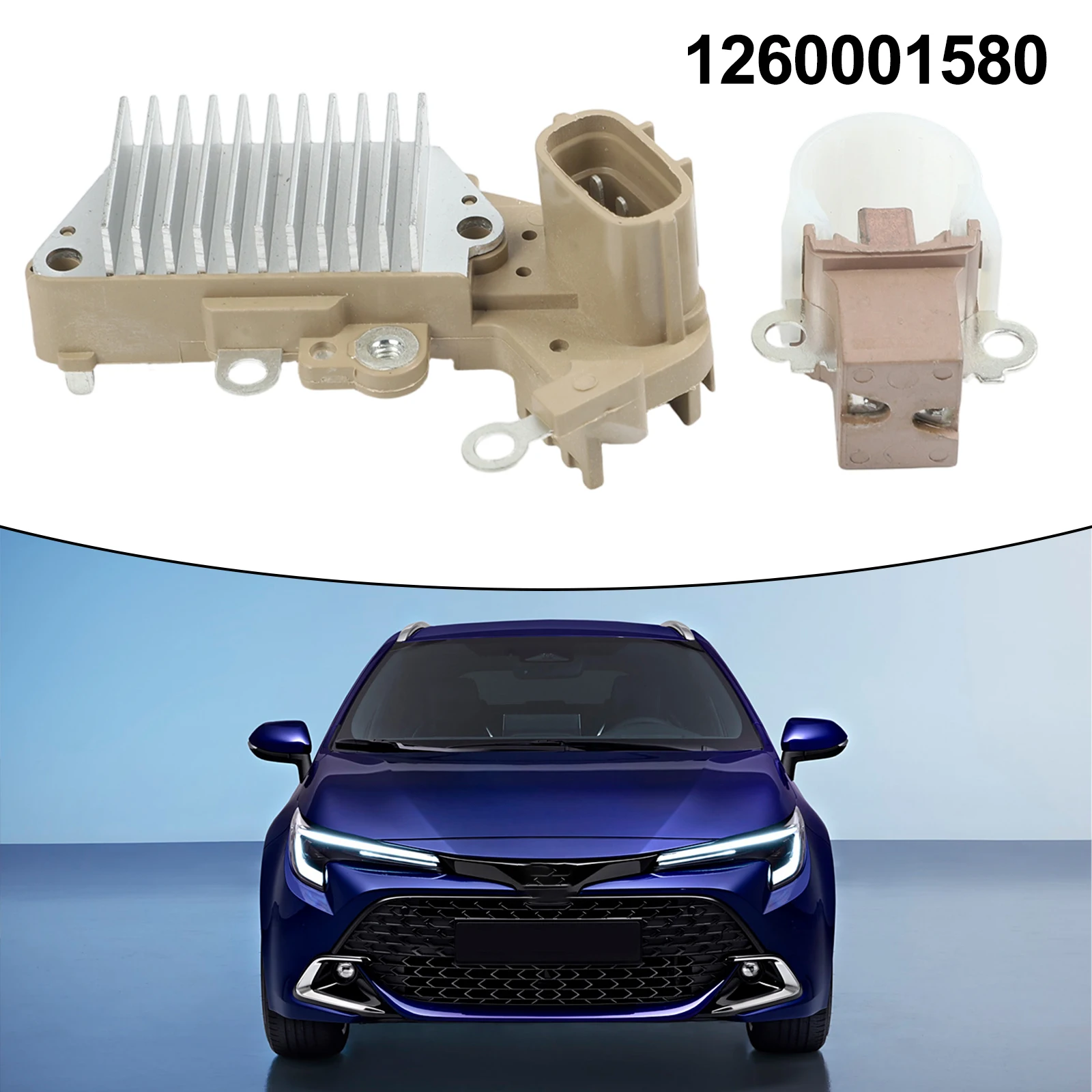 

Регулятор напряжения для генератора, восстанавливающий электрическую функциональность, предназначен для автомобильных генераторов, 3-контактный металлический разъем.