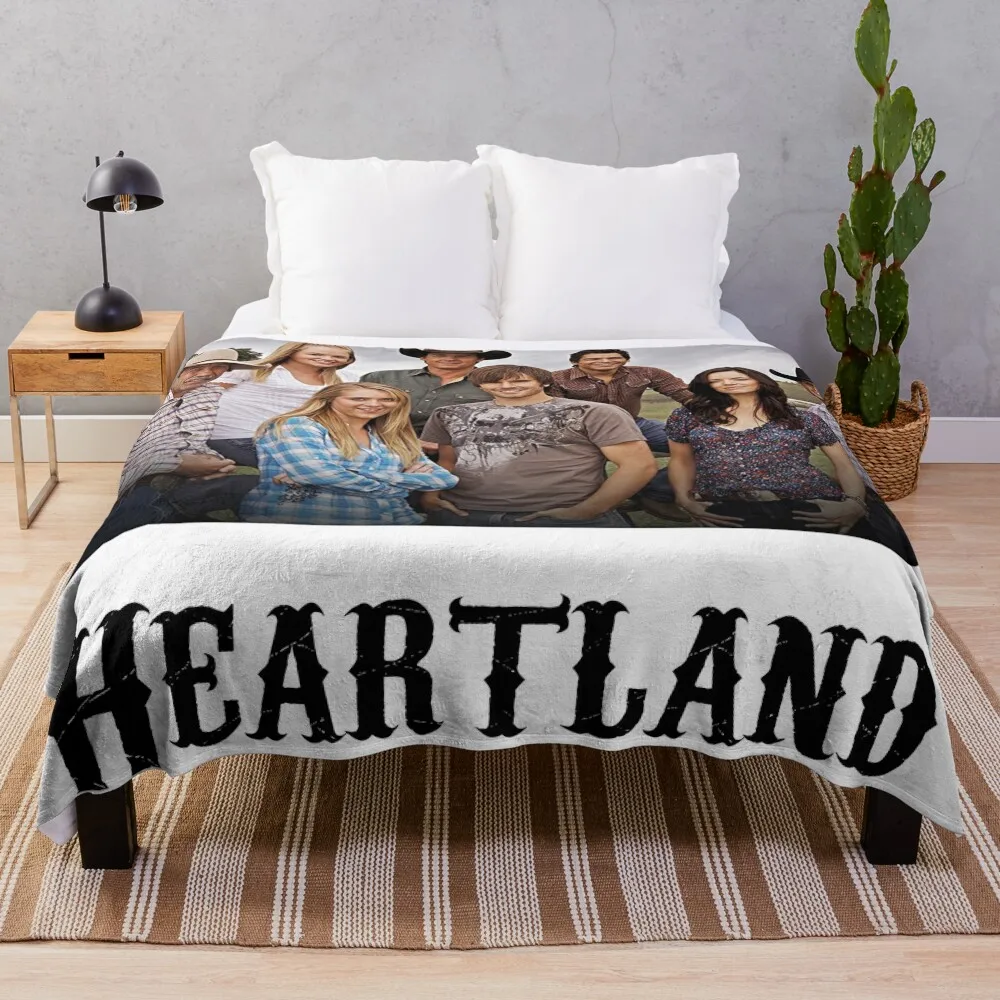 

Heartland Throw Blanket Decorative Blankets Luxury Designer Blanket Bed Fashionable Blanket Soft Plush Plaid