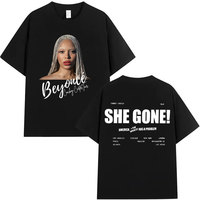 Beyonce Cowboy Carter Music Festival Tour 2025 T Shirts Men Women Retro High Quality Fashion Oversized Cotton T-shirt Streetwear