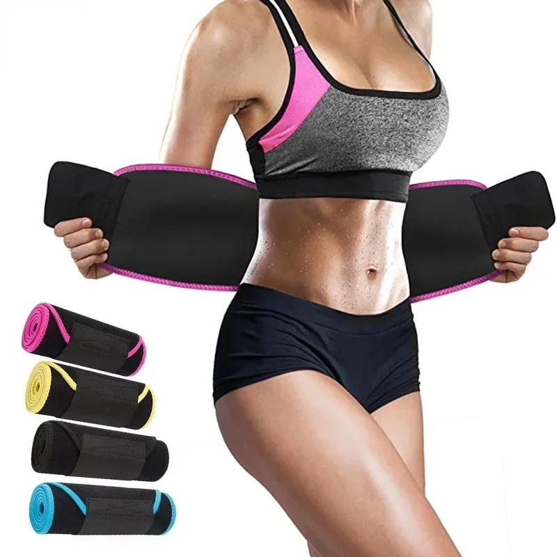 

Fitness Gym Belt for Women Men Sauna Tummy Slimming Corset Sweat Waist Trainer Adjustable Body Shaper Reducing Shaping Girdles