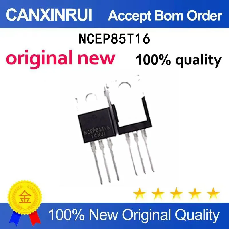 (5-100 Pieces) NCEP85T16 high-power direct insertion TO-220 85V 160A N-channel field-effect transistor chip