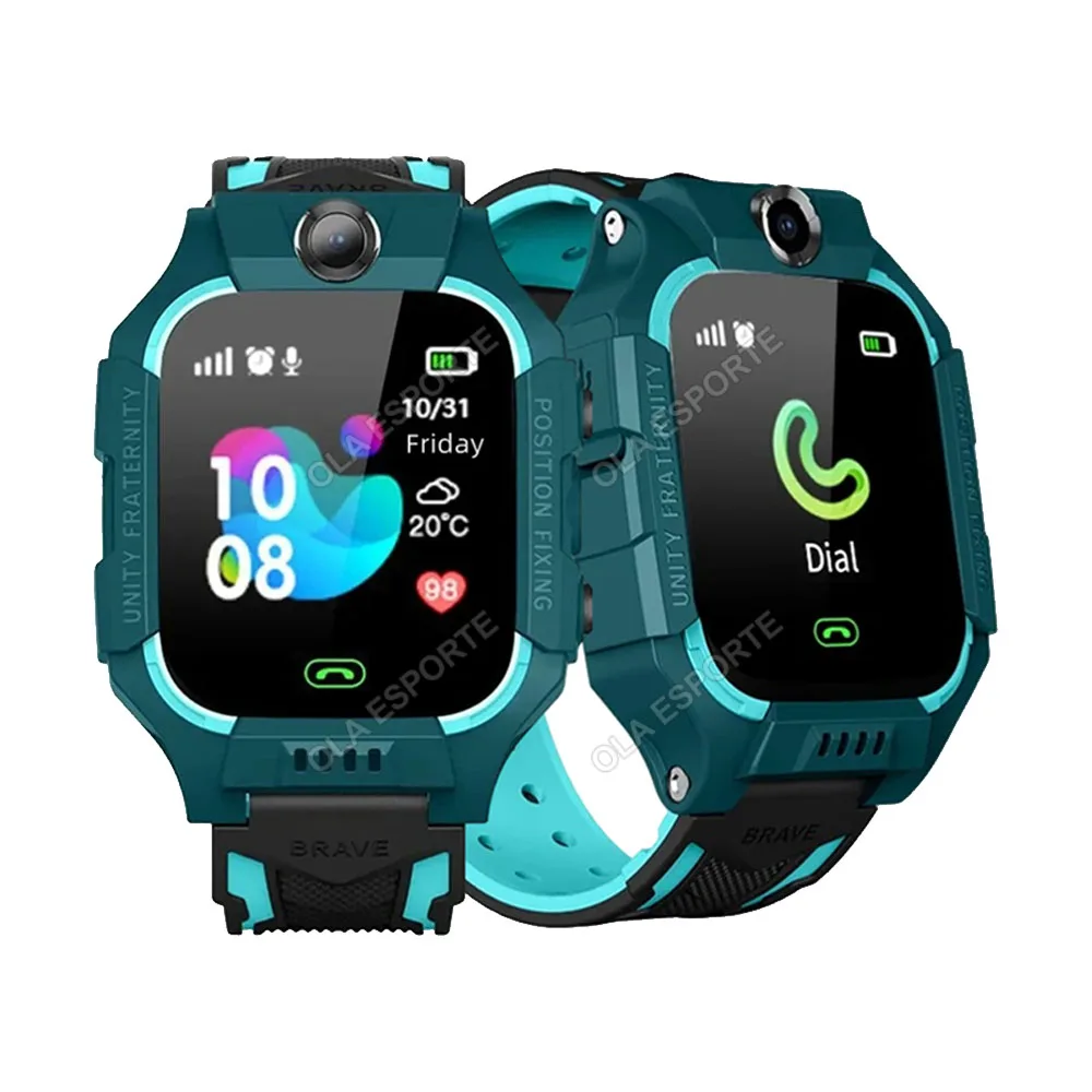 2026 Neue 2G Kinder-Smartwatch mit SIM-Karte, Anruf, HD-Kamera, GPS-Ortung, SOS, IP68 wasserdicht, LED-Taschenlampe, Smartwatch für Jungen und Mädchen Ht23