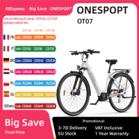 ONESPORT OT07 Electric Bike, 250W BAFANG Motor, 36V 10.4AH Battery, 27.5*1.77\