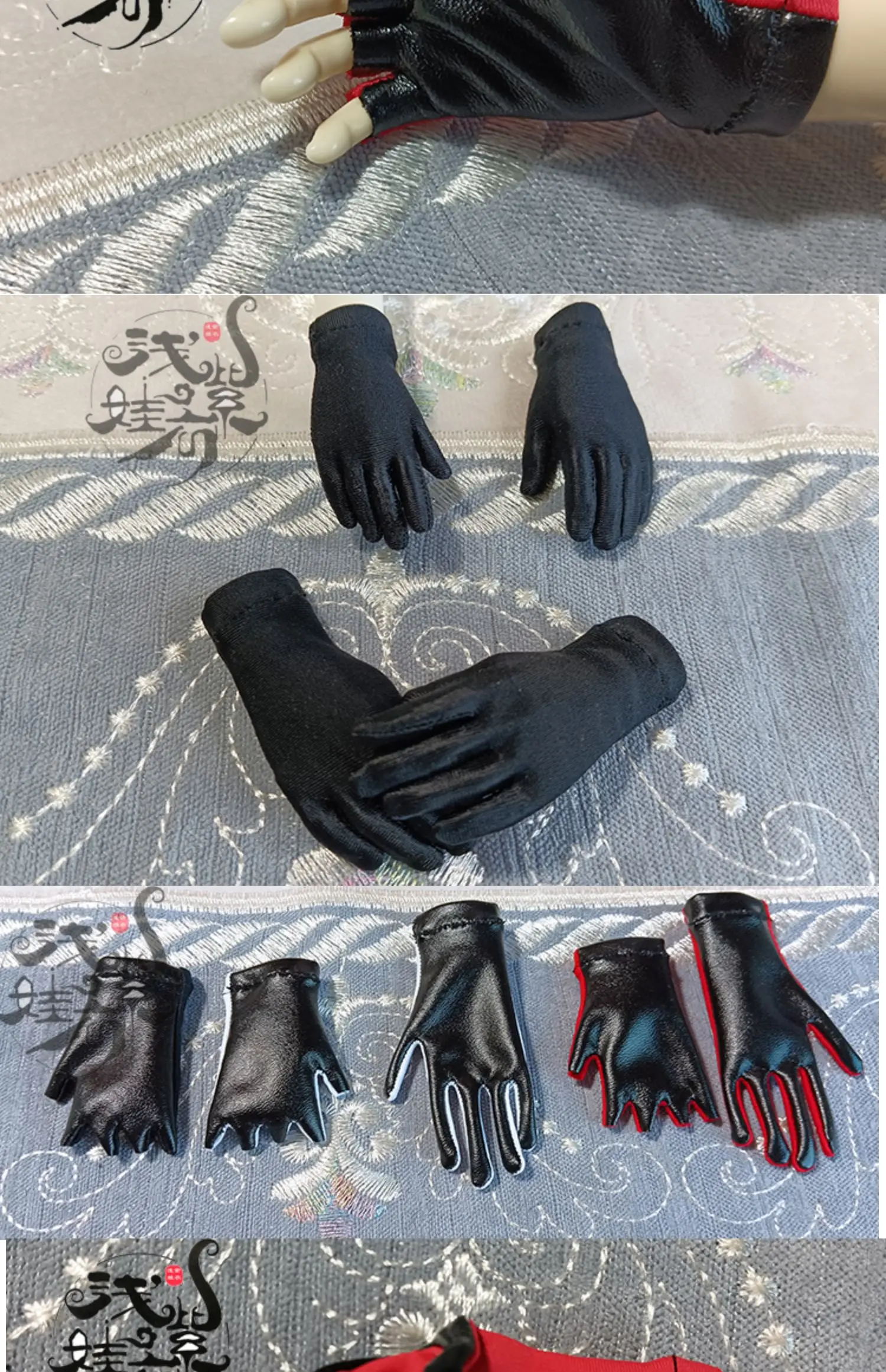 1/4 1/3 Scale BJD Doll Accessories Vintage Knitted or PU Gloves For BJD/SD MSD SD13 Girl SD17 SSDF Strong Uncle C1039