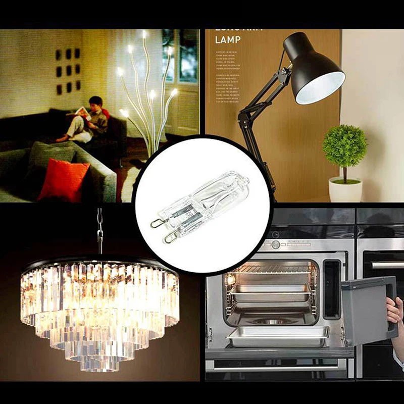 

Hot 40W G9 Oven Light High Temperature Resistant Halogen Bulb Lamp For Refrigerators Ovens Fans