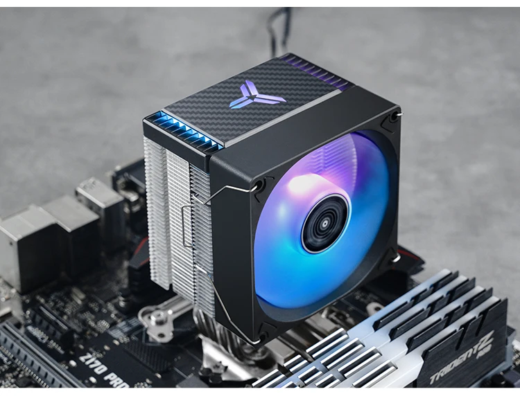 JONSBO-CR1400 EVO CPU Cooler, 4 Heatpipes, ARGB, Processador PWM, Radiador de Ar, Ventilador Silencioso para LGA1700, 1200, 1151, 1150, AM4, AM5