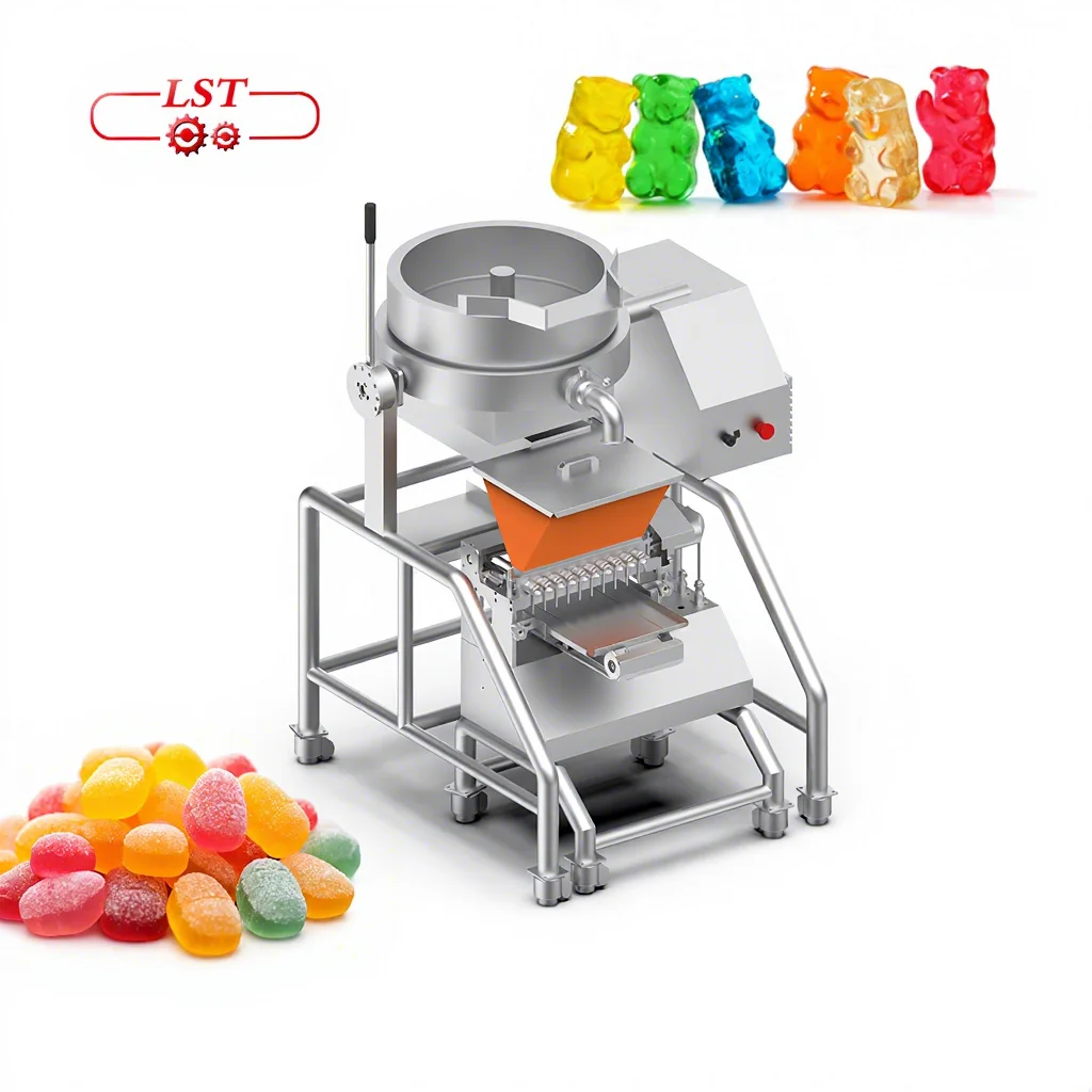 LST Multi-Function Commercial Gummy Candy Making Machine Gummy Depositor Machine 25000 Units/Hour for Gummy BearJelly Production
