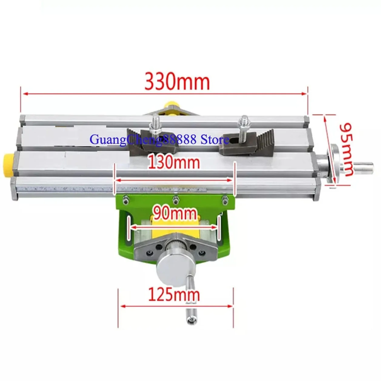 NEW BG6330 Mini precision milling machine multifunction work table drill fixing screw work table HT2829