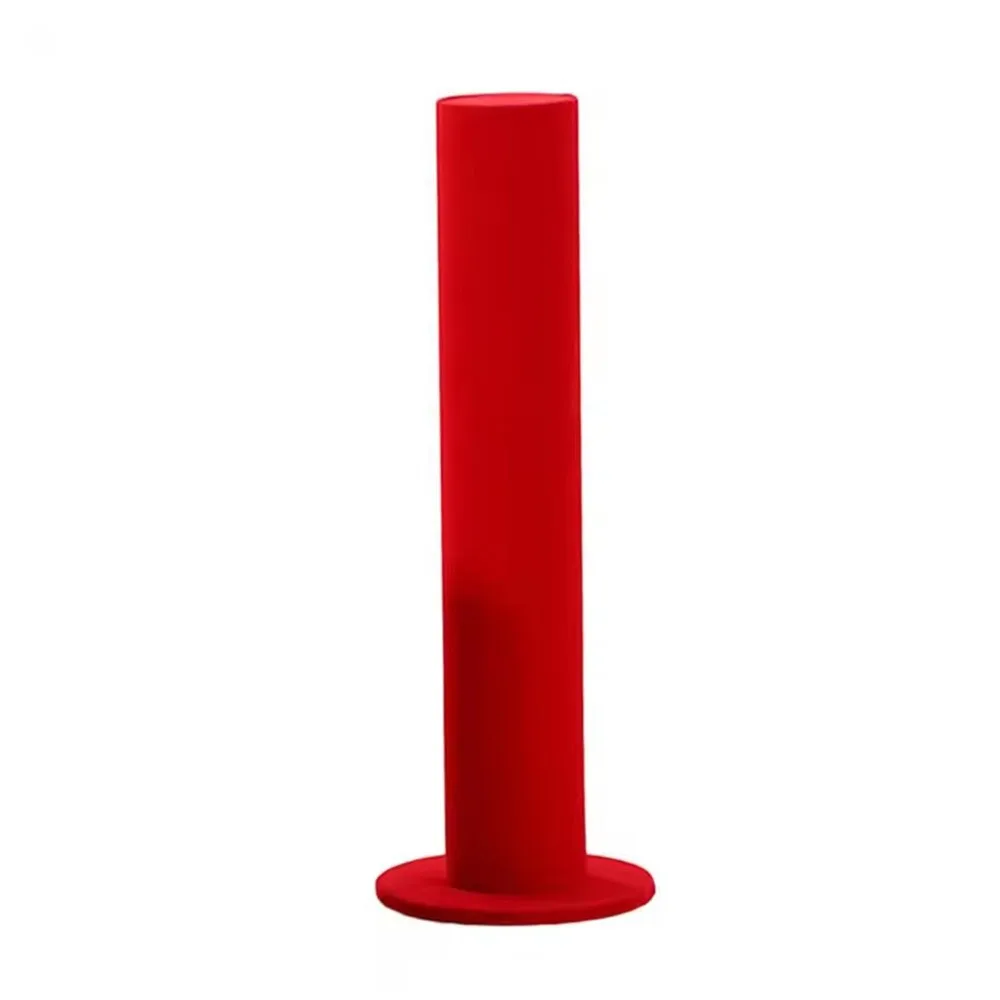 

Velvet/Fabric Jewelry Easel Showcase Cylindrical Shape Multifunctional Headband Hairband Display Stand Jewelry Stand