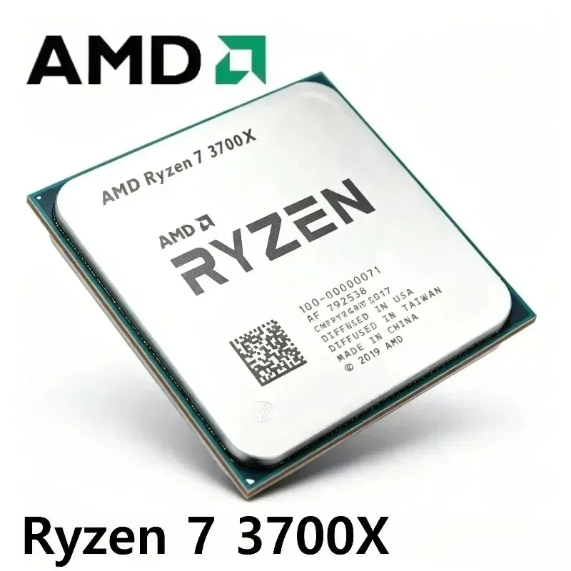 AMD Ryzen 7 3700X 100% Brand New 2026  R7 3700X 8-Core 16-Thread 3.6 GHz 65W 7NM L3=32M CPU Processor 100-000000071 Socket AM4