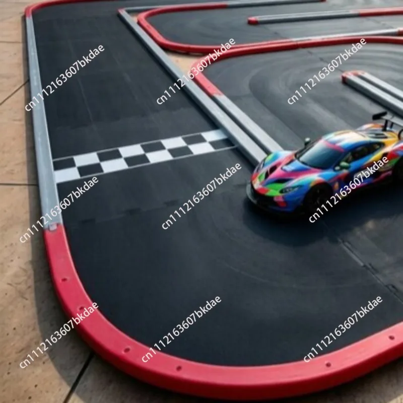 RC Track Set 4WD Remote Control Car Race Track for Mini-z RC Cars 6/8/12 Tiles