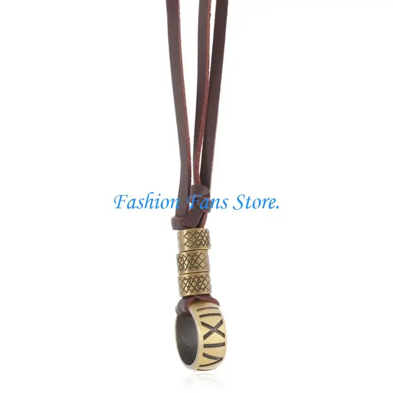  Adjustable Suede Chain Necklace With Alloy Initial Charm Modern Stylish Accessory