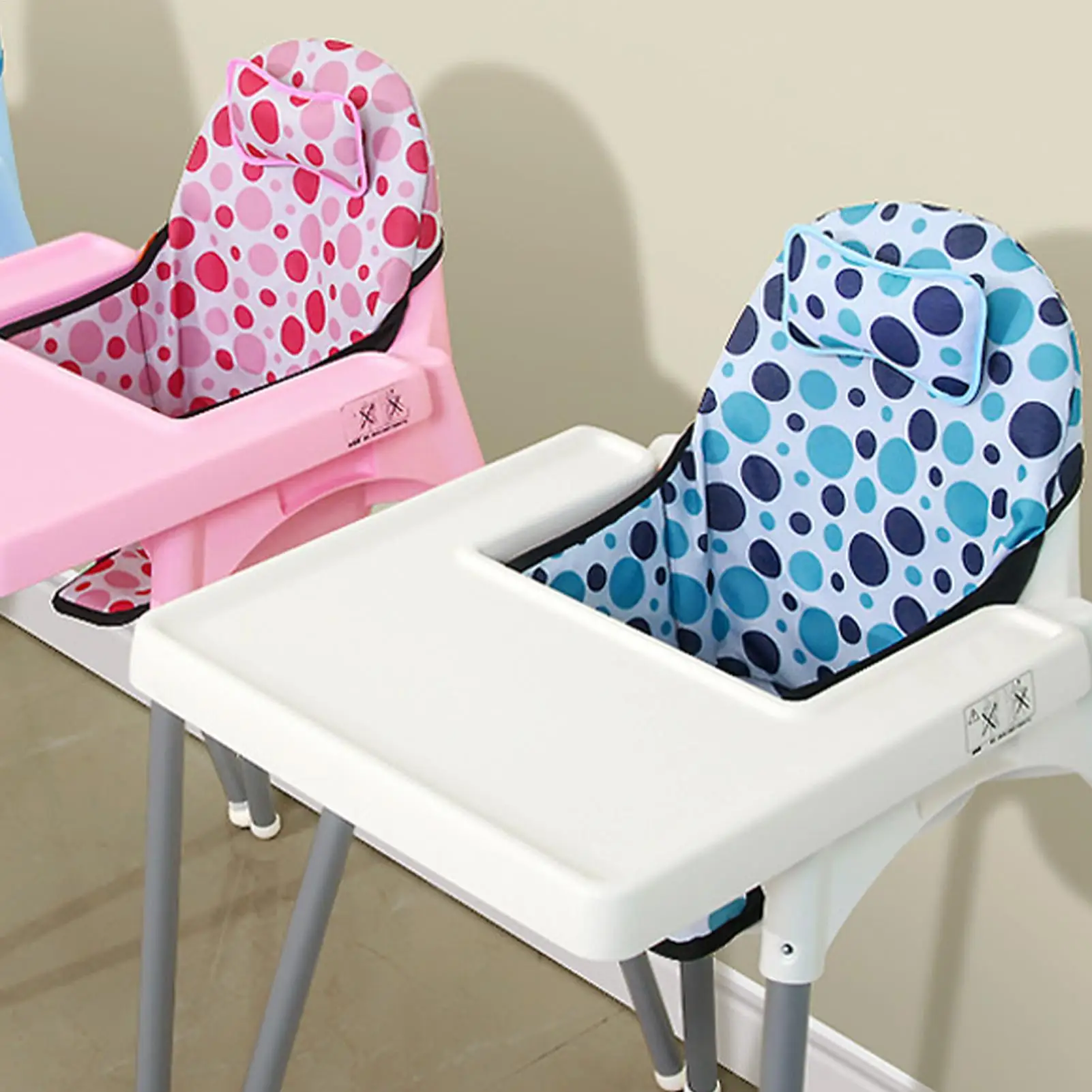 High Chair Insert Cushion Oxford Cloth Seat Pad for Baby Dining Chair, Soft Washable Chair Cushion Foldable High Chair Mat