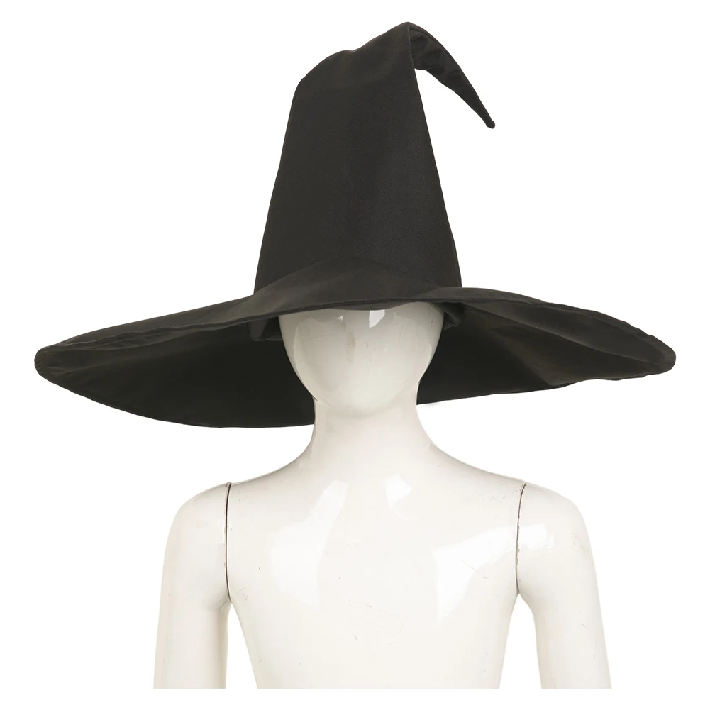 Chapeau de Cosplay McGonagall pour Adulte et Enfant, Casquette de Magicien de Carnaval d'Halloween, Accessoires de Costume pour Femme et Fille