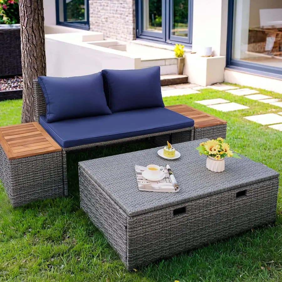 Outdoor Rattan Loun…