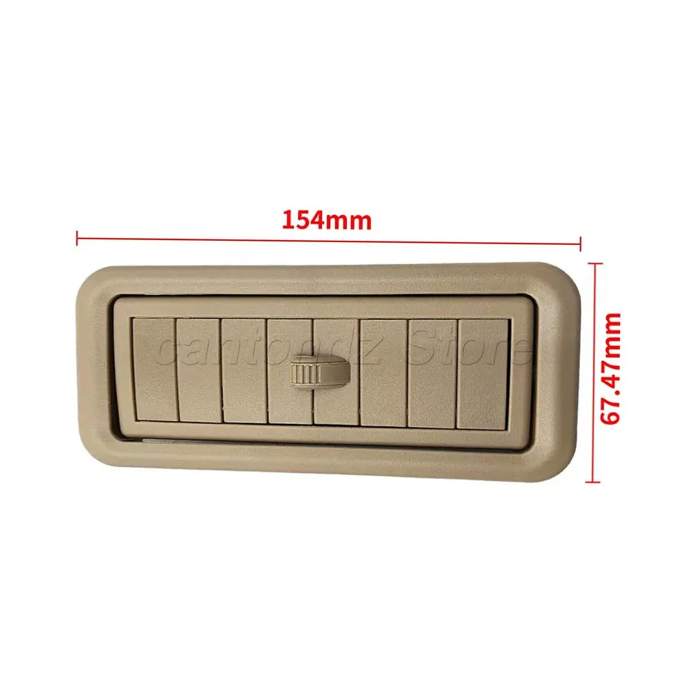 Beige Interior Roof Air Outlet Vent Grille 88570-60141 For Lexus LX570 2008-2015 Toyota Land Cruiser 200 Prado