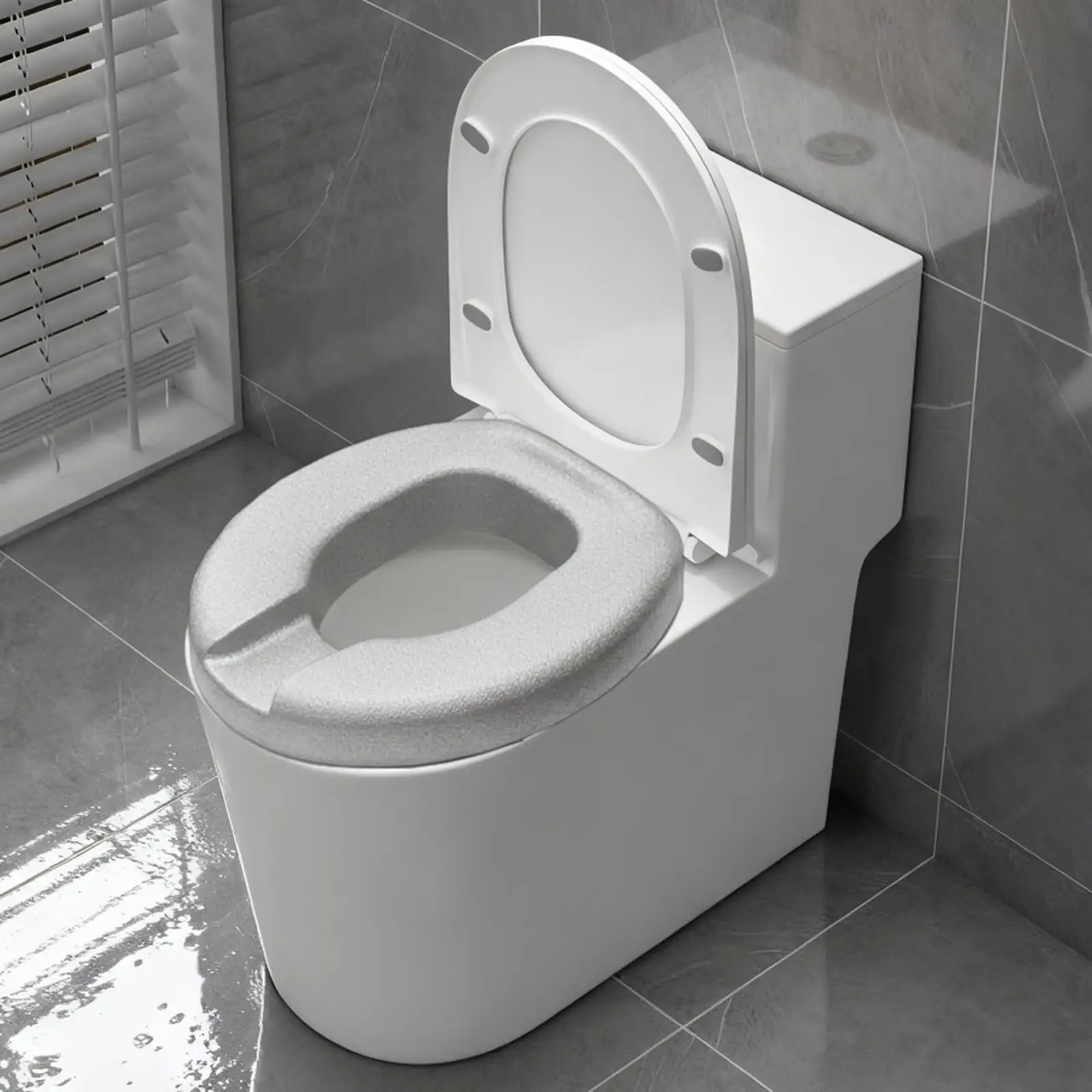 Toilet Seat Cushion - Practical, Reusable, for Greater Comfort - Universal Fit