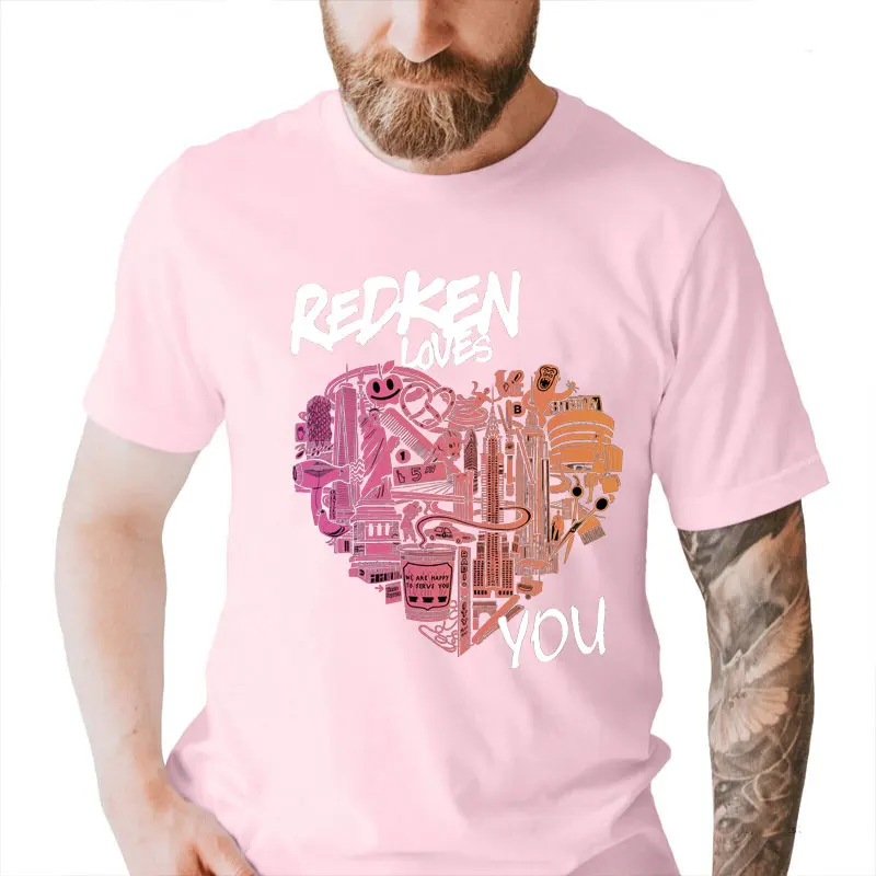 2024 Red Ken Love You T-Shirt Ken Männer regieren die Welt Baumwolle T-Shirt Ken Männer T-Shirt neue Redken Symposium Frauen Grafik T-Shirts