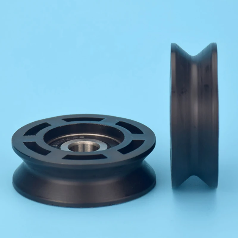 【AD】1pcs 10*50*16mm Planar Wheel Nylon Pulley POM Roller Ball Bearing Pulley Bearing Wheel Sliding Conveyor Wheel Dropshipping